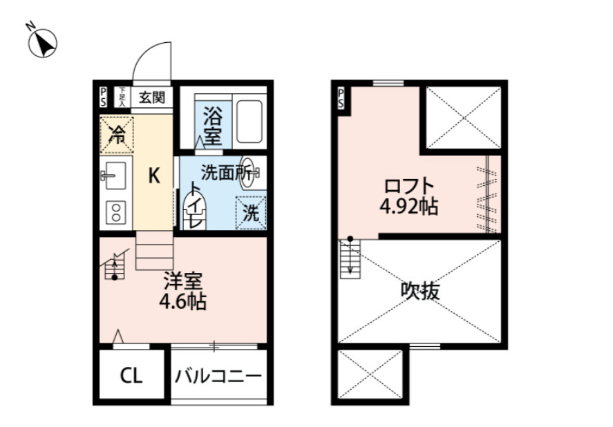 ラフェリオ　Ⅱの間取り