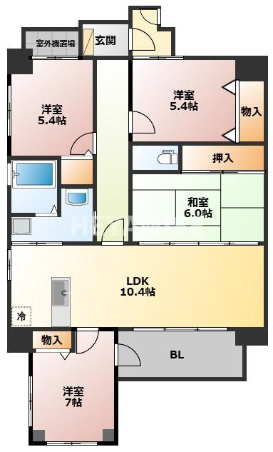 スカール富士見の間取り