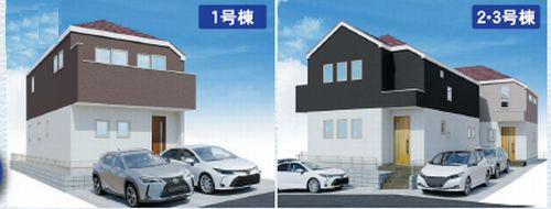 【仲介手数料０円】伊勢原市八幡台3期　新築一戸建て　全3棟