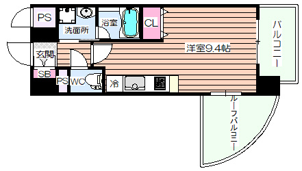 【間取り】 | エルセレーノ東三国