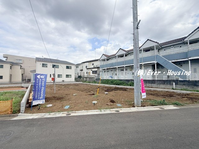 新座市野寺1丁目　新築住宅　全５棟の前面道路含む現地写真