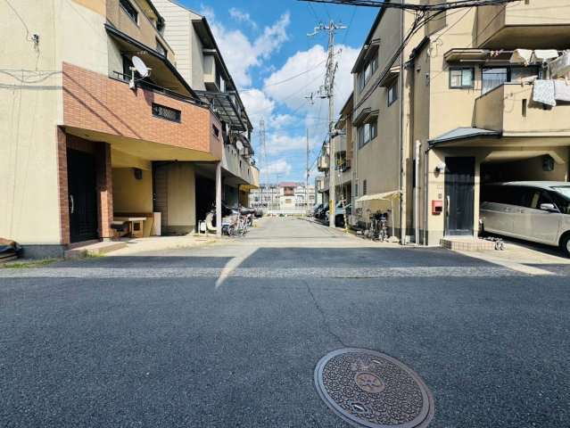 久我石原町の前面道路含む現地写真