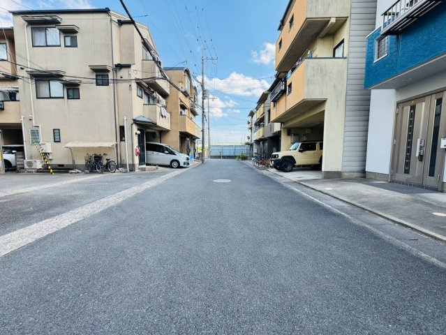 久我石原町の前面道路含む現地写真
