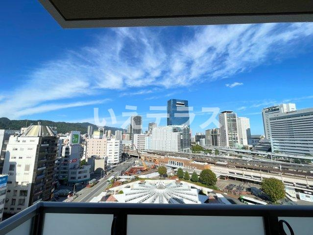 セレニテ神戸駅前アリエの外観パース|外観パースです