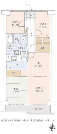 【間取り】 | ネオコーポ町田 | 子供が2人いる家族には、ダイニングキッチンと4部屋ある中古マンションがおすすめです。家族の楽しいだんらんはダイニングキッチン。家族それぞれが勉強や趣味などに専念できる部屋があることが魅力です。。