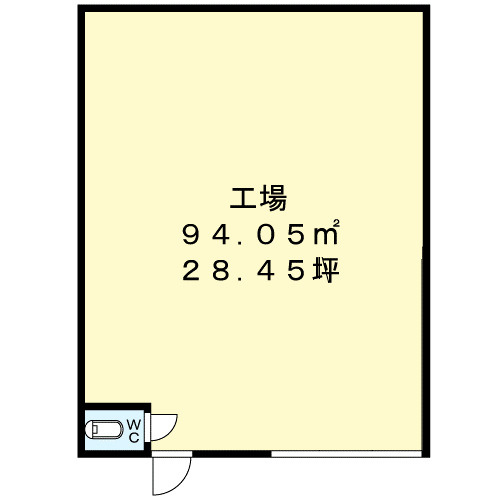 葛原１丁目工場　Ｃの間取り