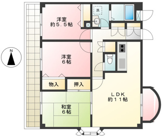 【間取り】 | パークヒルズ西台