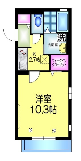 ＰＲＩＭＡ ＶＩＴＡ Ｂの間取り|★ウォークインクローゼットあり★