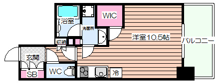 【間取り】 | ザ・パークハビオ堂島
