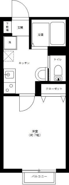 キャメル谷塚Ⅳの間取り
