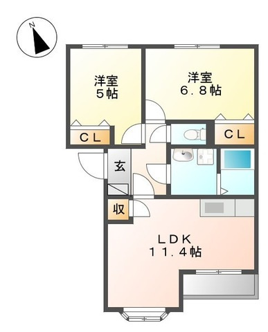 プリマステラの間取り|間取図