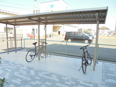 【その他共用部分】 | セジュールオッツ南蔵王 | 屋根付き駐輪場