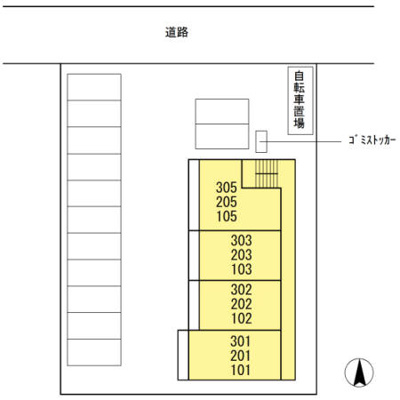 【区画図】 | セジュールオッツ南蔵王