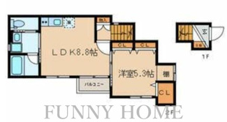 【間取り】 | ベルヴィル三軒茶屋