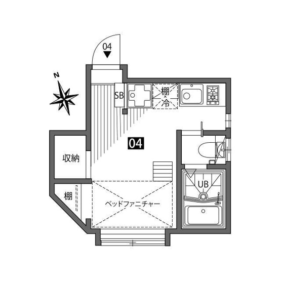 【間取り】 | 方南町テラスハウスＷ