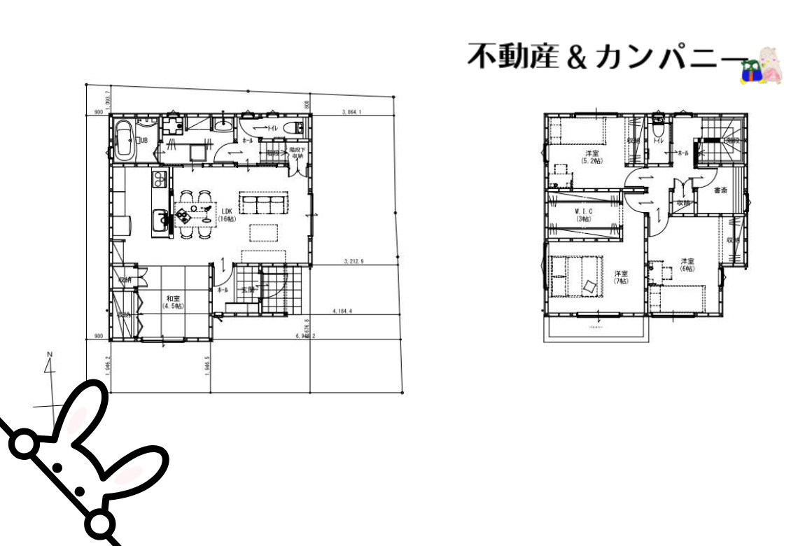 LAVIE南梅本2601A　松山市南梅本新築戸建の間取り