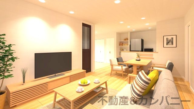 LAVIE南梅本2601A　松山市南梅本新築戸建の完成予想図|内観の完成予想図です