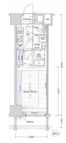 ブライズ方南町の間取り