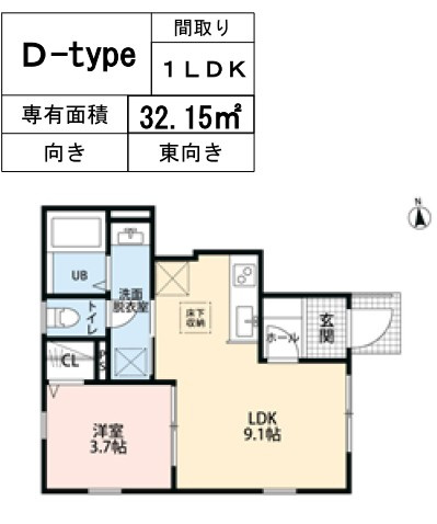 リーブルファイン船橋芝山の間取り