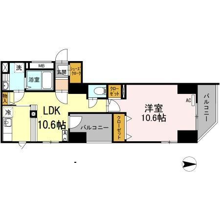 フィルモア ワンの間取り