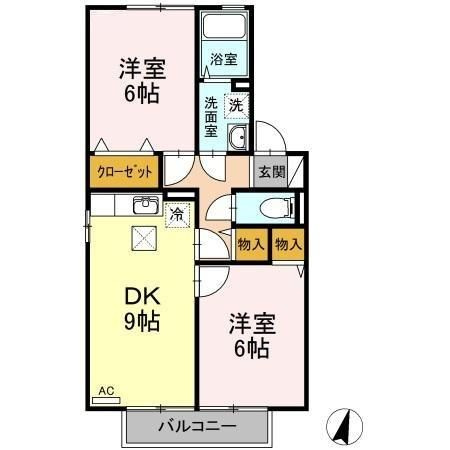 ストークシャトル　B棟の間取り