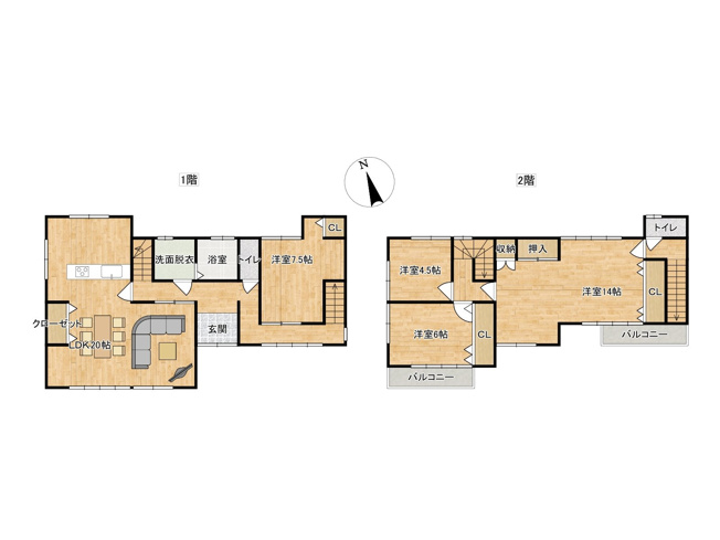 【間取り】 | 中古一戸建　高知市高須一丁目