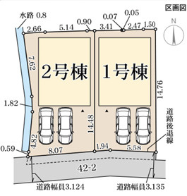 リーブルガーデン堺市東区高松4期の区画図