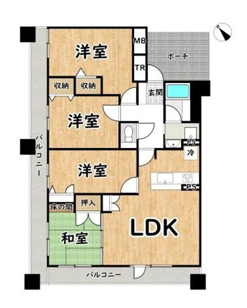 グラジオ元町プレミアム　　中古マンションの間取り