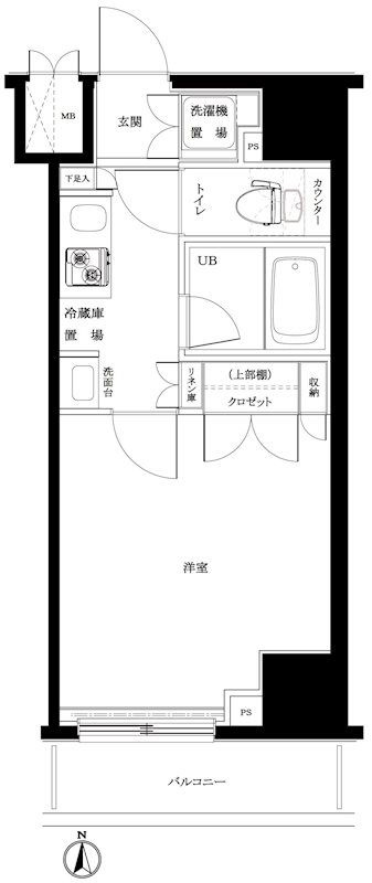 ルーブル板橋区役所前の間取り