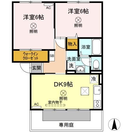 ブルームハイツの間取り