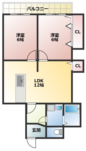【間取り】 | 中村マンション