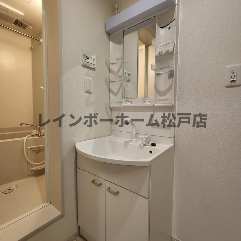 MELDIA野田Bの洗面所