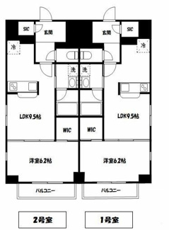 【間取り】 | グランツアベニュー立川錦町 | 間取りです。