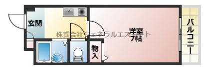 アーバン・ヨシダⅠの間取り