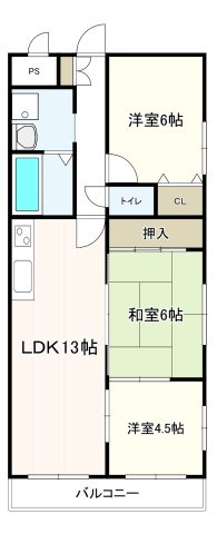 フレンドリー西明石の間取り