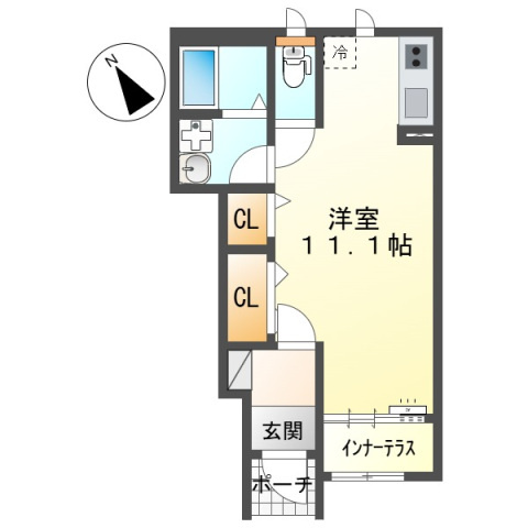 グランディール．ｍⅡ番館の間取り
