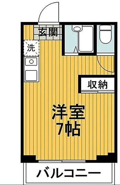 横浜市旭区鶴ケ峰本町１丁目の賃貸マンションの間取り