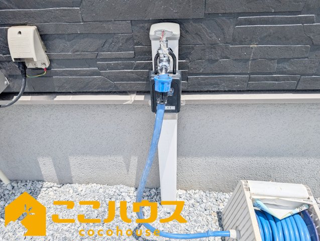 南城市玉城前川　新築戸建て　全2棟　1号棟の設備|立水栓
