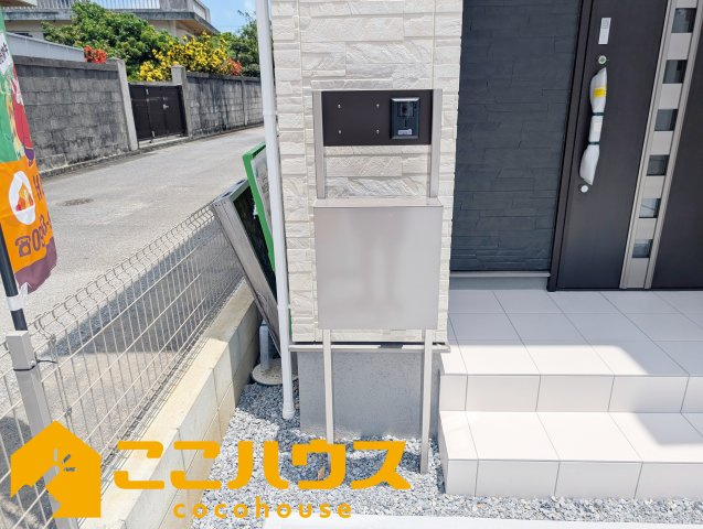 南城市玉城前川　新築戸建て　全2棟　1号棟の設備|機能門柱
