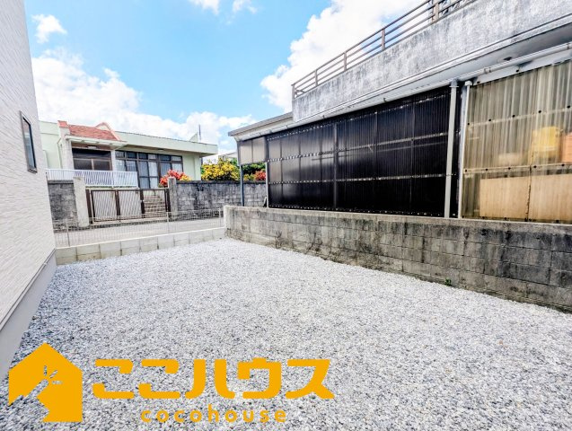 南城市玉城前川　新築戸建て　全2棟　1号棟の庭|お庭もございます

