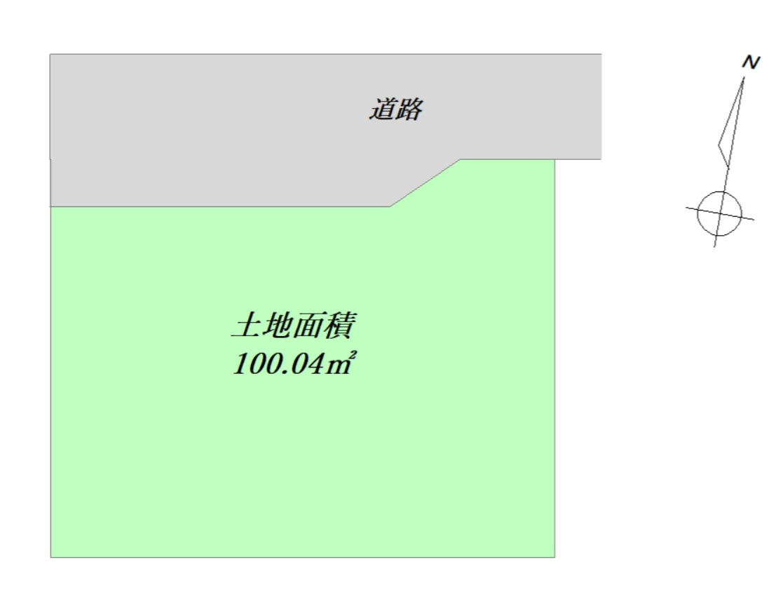 ルルーディア手城町3丁目②の区画図