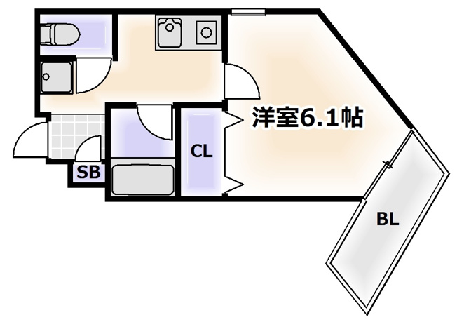 【間取り】 | ドエル堀江南