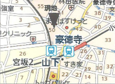 【地図】 | ゴールドレジデンス豪徳寺