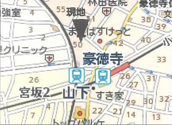 【地図】 | ゴールドレジデンス豪徳寺