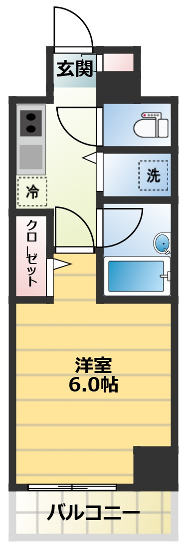 ガーラシティ王子の間取り