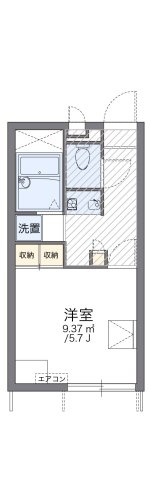 レオパレスＮＡＧＡＫＵＲＡⅡの間取り