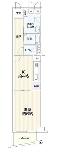 【間取り】 | ゾンネンハイム大手門☆仲介手数料無料☆