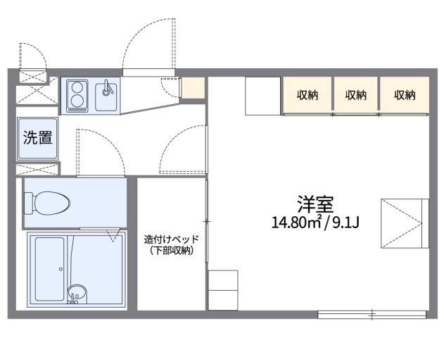 レオパレスラーナの間取り