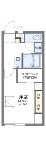レオパレスシャトランの間取り