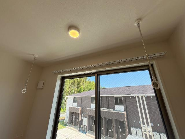 シャルールの設備|室内物干し